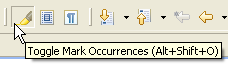 Enable/Disable the mark-occurrences feature